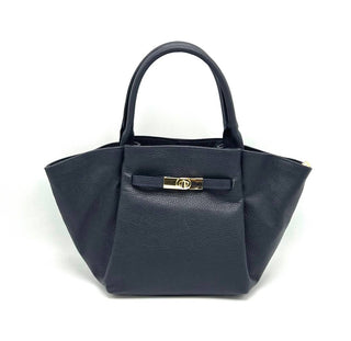 Genuine leather handbag, Made in Italy