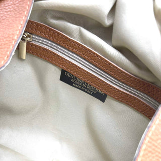 Genuine leather Clutch bag, Made in Italy