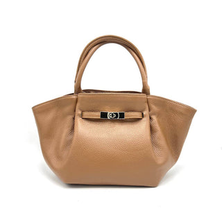 Genuine leather handbag, Made in Italy