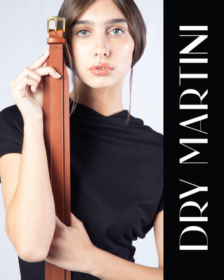 Full Grain, Genuine Leather Contour Belt