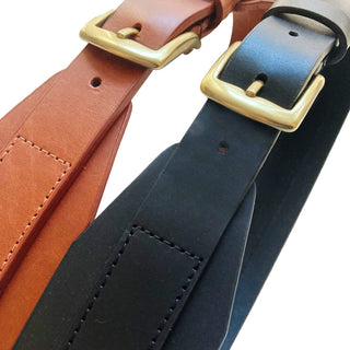 Full Grain, Genuine Leather Contour Belt