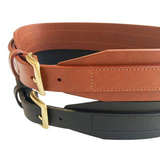 Full Grain, Genuine Leather Contour Belt