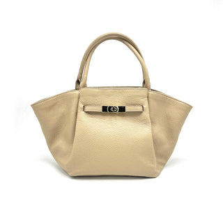 Genuine leather handbag, Made in Italy