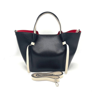 Genuine leather tote bag, Made in Italy