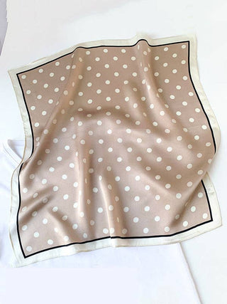 Polka Dot Small Square Scarf