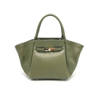 Genuine leather handbag, Made in Italy