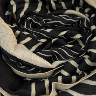 Big maze monogram printed scarf