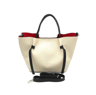 Genuine leather tote bag, Made in Italy
