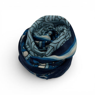 Geometric Chain Print Lightweight Scarf