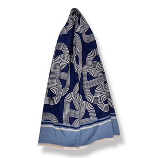 Cashmere blend chain link scarf