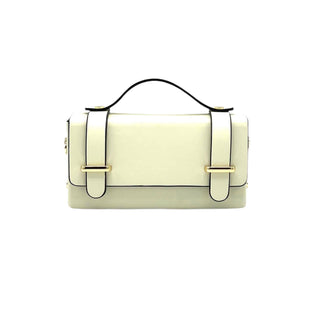Genuine Leather, Mini Clutch Bag with Chain, Made in Italy