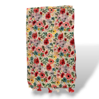 Poppy and Ditsy Floral Scarf