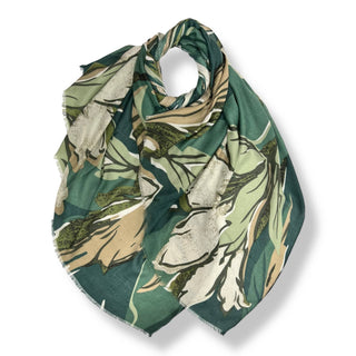 Amazon lily scarf print