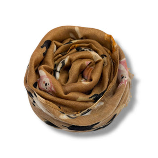 Puppy Print Fall Scarf
