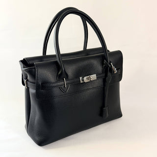The Work Horse Genuine Italian Leather 6-Compartment Tote handbag
