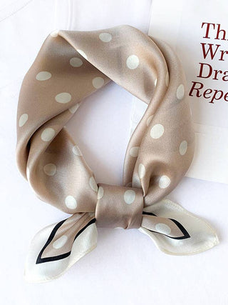 Polka Dot Small Square Scarf