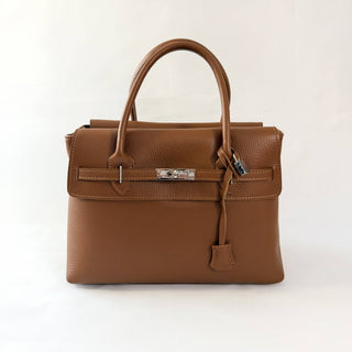 The Work Horse Genuine Italian Leather 6-Compartment Tote handbag