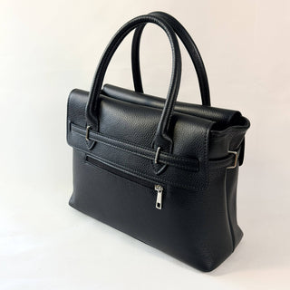 The Work Horse Genuine Italian Leather 6-Compartment Tote handbag