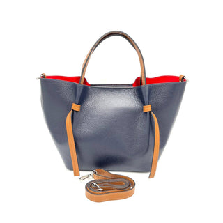 Genuine leather tote bag, Made in Italy