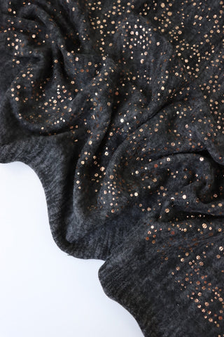Charcoal Sparkle fabric swatch
