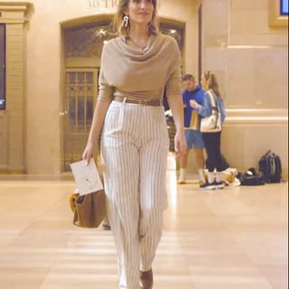 Linen Pinstripe Pant