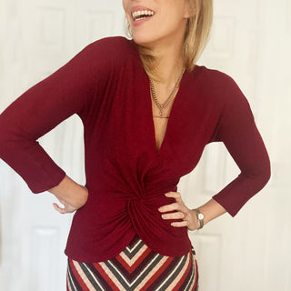 With A Twist Knit Top