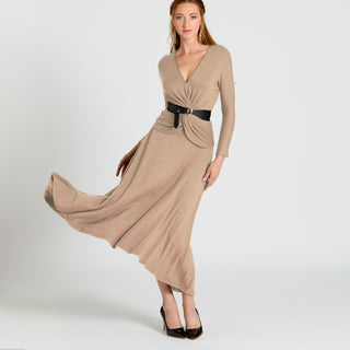 Blanket Maxi Skirt Biscotti
