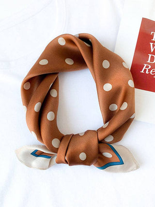 Polka Dot Small Square Scarf