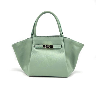 Genuine leather handbag, Made in Italy