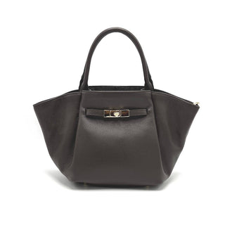 Genuine leather handbag, Made in Italy